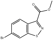 6-Bromo-benzo[d]isothiazole-3-carboxylic acid methyl ester Struktur