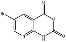 6-bromo-1H-pyrido[2,3-d][1,3]oxazine-2,4-dione Struktur