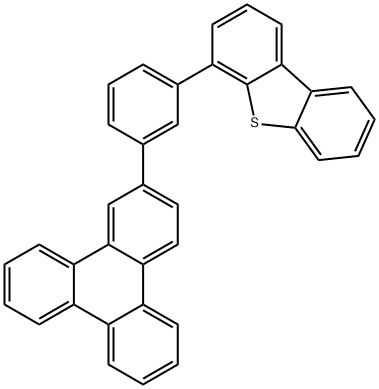 Dibenzothiophene, 4-[3-(2-triphen ylenyl)phenyl]- Struktur