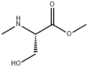 Methyl (2S)-3-hydroxy-2-(methylamino)propanoate Struktur