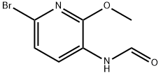 N-(6-bromo-2-methoxypyridin-3-yl)formamide Struktur