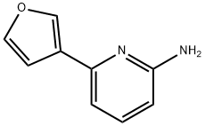 6-(furan-3-yl)pyridin-2-amine Struktur