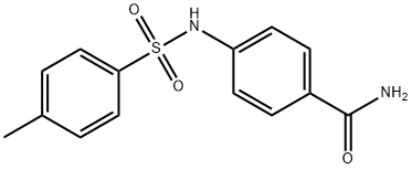 4-{[(4-methylphenyl)sulfonyl]amino}benzamide Struktur