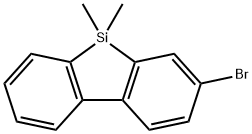 3-bromo-5,5-dimethyl-5H-dibenzo[b,d]silole Struktur