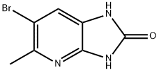 6-bromo-5-methyl-3H-imidazo[4,5-b]pyridin-2-ol Struktur