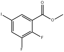 5-Iodo-2,3-difluorobenzoic acid methyl ester Struktur