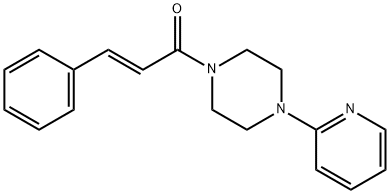 1-cinnamoyl-4-(2-pyridinyl)piperazine Struktur