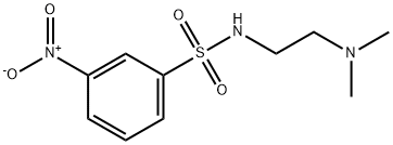 N-[2-(dimethylamino)ethyl]-3-nitroBenzenesulfonamide Struktur