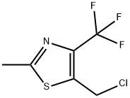 5-(chloromethyl)-2-methyl-4-(trifluoromethyl)thiazole Struktur