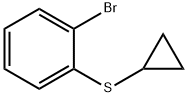 1-bromo-2-(cyclopropylsulfanyl)benzene Struktur