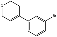 4-(3-bromophenyl)-3,6-dihydro-2H-Pyran Struktur