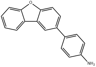 4-(2-dibenzofuranyl)benzenamine Struktur