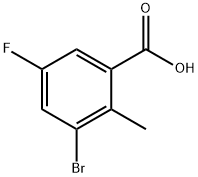 3-bromo-5-fluoro-2-methylbenzoic acid