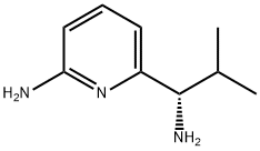 (S)-6-(1-Amino-2-methyl-propyl)-pyridin-2-ylamine Struktur