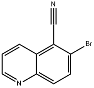 6-bromoquinoline-5-carbonitrile Struktur