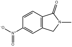 2-methyl-5-nitroisoindolin-1-one Struktur