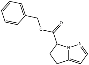 benzyl 5,6-dihydro-4H-pyrrolo[1,2-b]pyrazole-6-carboxylate Struktur