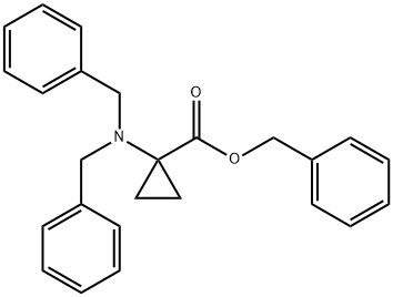 benzyl 1-(N,N-dibenzylamino)cyclopropanecarboxylate Struktur