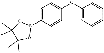 2-(4-(4,4,5,5-tetramethyl-1,3,2-dioxaborolan-2-yl)phenoxy)pyridine Struktur