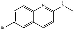 6-bromo-N-methylquinolin-2-amine Struktur