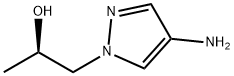 (2R)-1-(4-amino-1H-pyrazol-1-yl)propan-2-ol Struktur