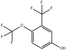 4-(Trifluoromethoxy)-3-(trifluoromethyl)phenol Struktur