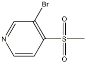 3-bromo-4-(methylsulfonyl)pyridine Struktur