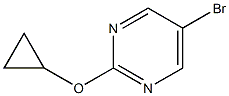 5-bromo-2-cyclopropoxypyrimidine Struktur