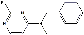 N-benzyl-2-bromo-N-methylpyrimidin-4-amine Struktur