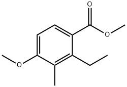 methyl 2-ethyl-4-methoxy-3-methylbenzoate Struktur