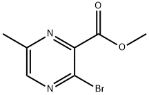 Methyl 3-bromo-6-methylpyrazine-2-carboxylate Struktur