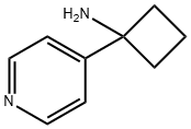 Cyclobutanamine,1-(4-pyridinyl)- Struktur