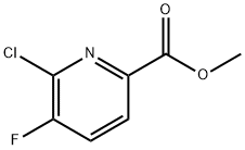 Methyl 6-chloro-5-fluoropicolinate Struktur