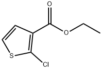 Ethyl 2-chlorothiophene-3-carboxylate Struktur