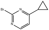 2-bromo-4-cyclopropylPyrimidine Struktur