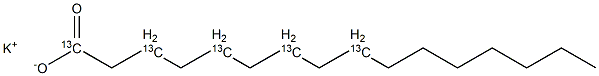 Potassium palmitate-1,3,5,7,9-13C5
		
	