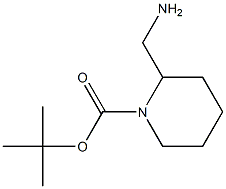 tert-butyl 2-(aminomethyl)piperidine-1-carboxylate Struktur