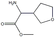 Methyl 2-amino-2-(tetrahydrofuran-3-yl)acetate Struktur