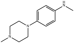 N-methyl-4-(4-methylpiperazin-1-yl)benzenamine Struktur