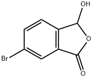 6-bromo-3-hydroxyisobenzofuran-1(3H)-one Struktur