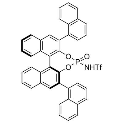 N-[(11bS)-2,6-di-1-naphthalenyl-4-oxidodinaphtho[2,1-d:1',2'-f][1,3,2]dioxaphosphepin-4-yl]-1,1,1-trifluoro-Methanesulfonamide Struktur