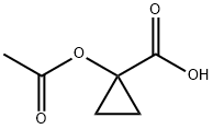 1-acetoxycyclopropanecarboxylic acid Struktur