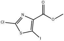 methyl 2-chloro-5-iodothiazole-4-carboxylate Struktur