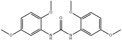 1,3-BIS(2,5-DIMETHOXYPHENYL)UREA Struktur