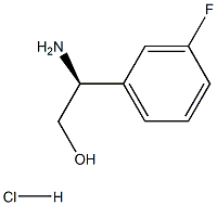 (2S)-2-AMINO-2-(3-FLUOROPHENYL)ETHAN-1-OL HCL Struktur