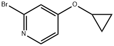 2-Bromo-4-cyclopropoxypyridine Struktur