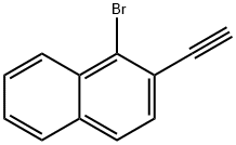 1-bromo-2-ethynylnaphthalene Struktur