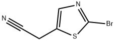 2-(2-Bromothiazol-5-yl)acetonitrile Struktur