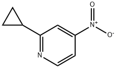 2-cyclopropyl-4-nitropyridine Struktur