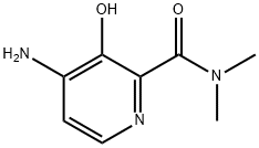 4-amino-3-hydroxy-N,N-dimethylpicolinamide Struktur